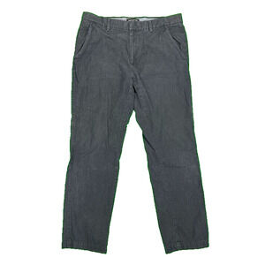 Banana Republic Kentfield Pant Men's 33x30 (34x29) Dark Gray Dress Pants